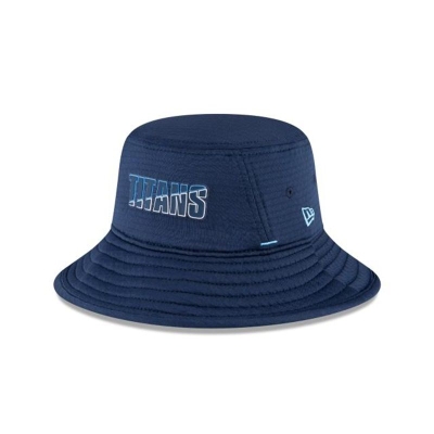 Sapca New Era Tennessee Titans NFL Official Summer Sideline Stretch Bucket Hat - Albastri